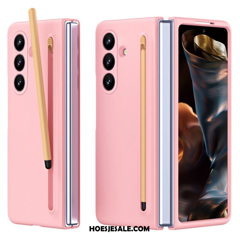 Hoesje Voor Samsung Galaxy Z Fold 7 Stylus En Gehard Glazen Schermbeschermer