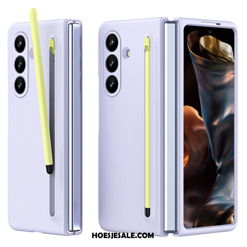 Hoesje Voor Samsung Galaxy Z Fold 7 Stylus En Gehard Glazen Schermbeschermer
