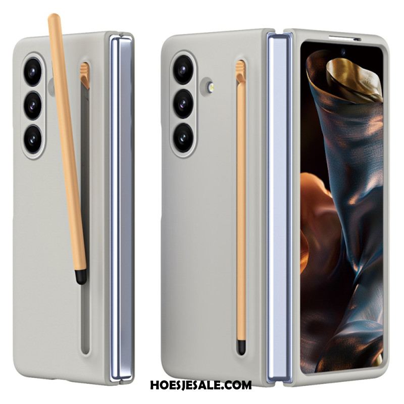 Hoesje Voor Samsung Galaxy Z Fold 7 Stylus En Gehard Glazen Schermbeschermer