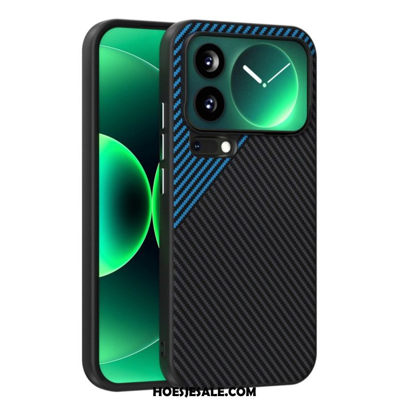 Hoesje Voor Xiaomi 17 Pro Max Abeel Carbon Fiber Magnetische Sluiting