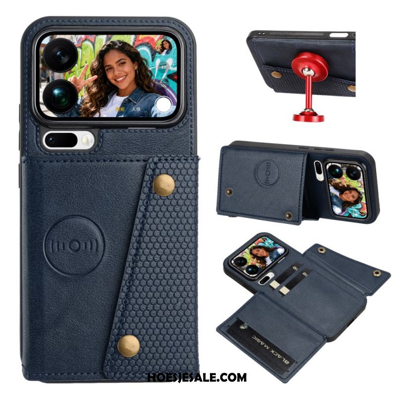 Hoesje Voor Xiaomi 17 Pro Max Kaarthouder Met Leerlook