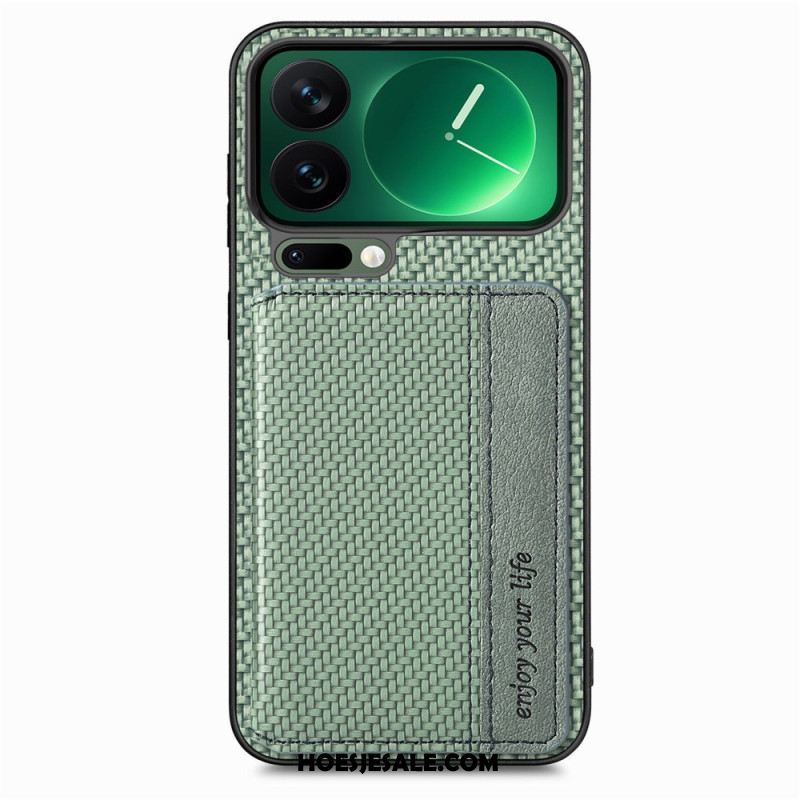 Hoesje Voor Xiaomi 17 Pro Max Rfid-blokkering En Magnetische Kaarthouder