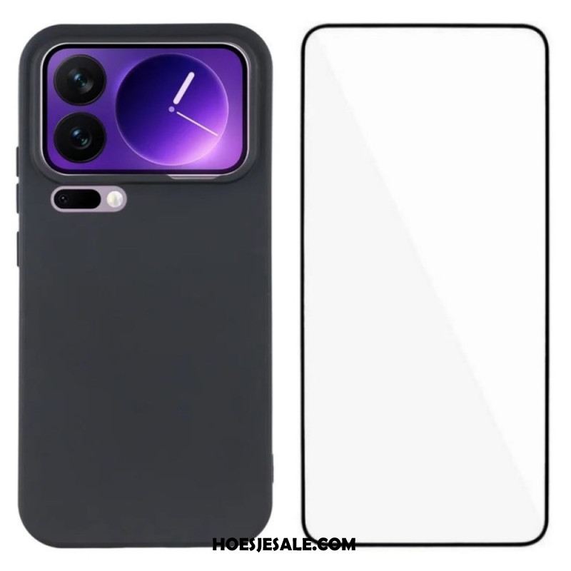 Hoesje Voor Xiaomi 17 Pro Max Siliconen Met Schermbeschermer