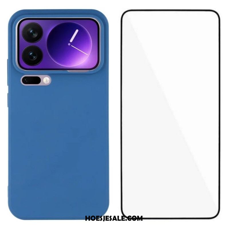 Hoesje Voor Xiaomi 17 Pro Max Siliconen Met Schermbeschermer