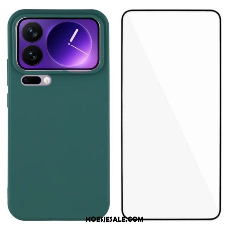 Hoesje Voor Xiaomi 17 Pro Max Siliconen Met Schermbeschermer