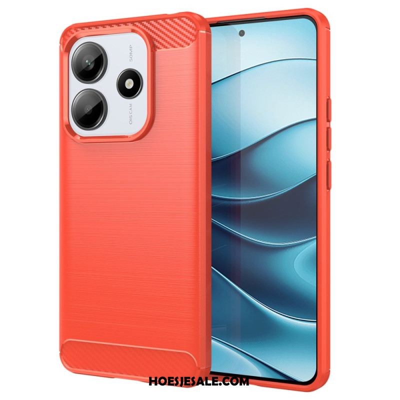 Hoesje Voor Xiaomi Redmi Note 14 5g Geborsteld Koolstofvezel