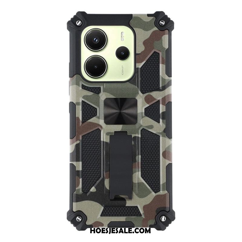 Hoesje Voor Xiaomi Redmi Note 14 5g Robuust Met Geïntegreerde Standaard Camouflage
