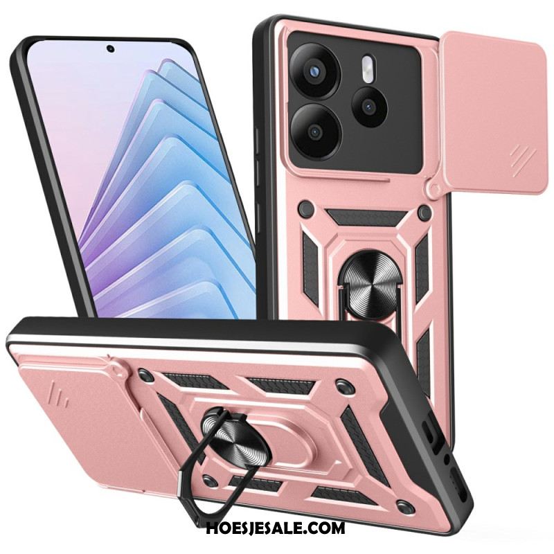 Hoesje Voor Xiaomi Redmi Note 14 5g Schuifbare Cameracover En Standaard