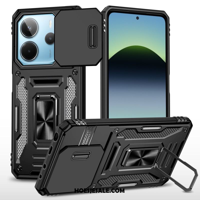 Hoesje Voor Xiaomi Redmi Note 14 5g Ultra Duurzaam Met Standaard En Lensbeschermer