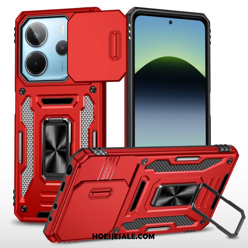 Hoesje Voor Xiaomi Redmi Note 14 5g Ultra Duurzaam Met Standaard En Lensbeschermer