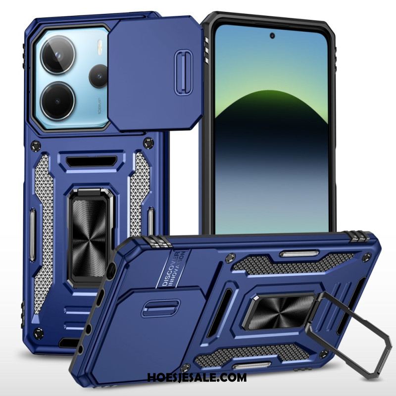 Hoesje Voor Xiaomi Redmi Note 14 5g Ultra Duurzaam Met Standaard En Lensbeschermer