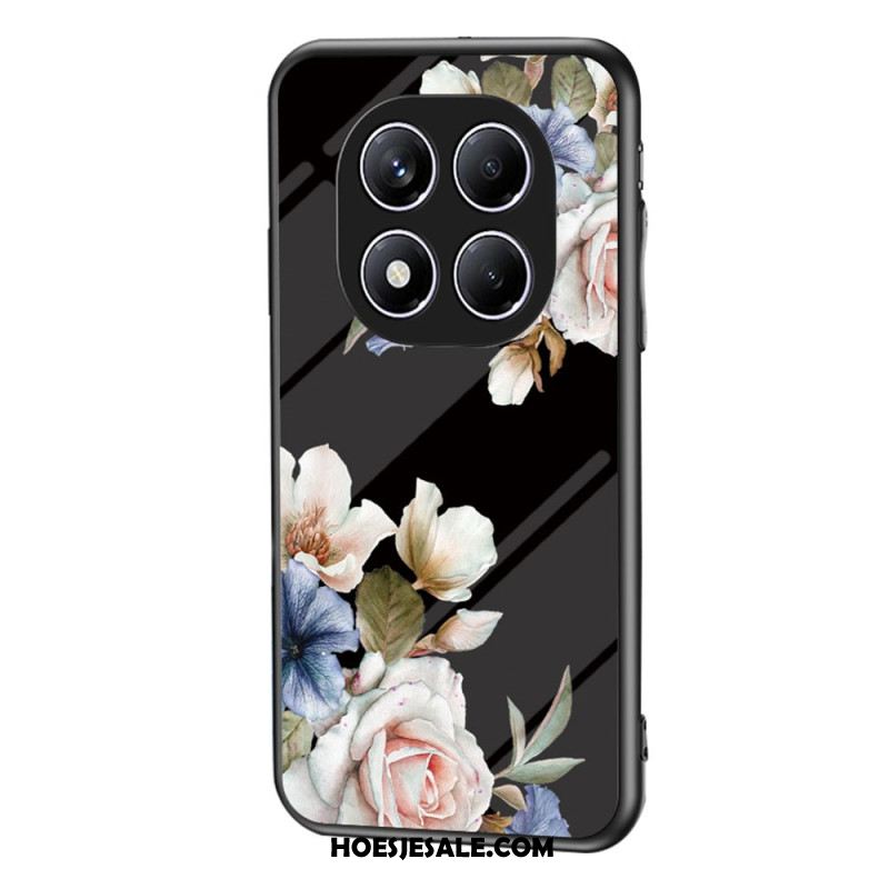 Hoesje Voor Xiaomi Redmi Note 14 Pro 4g Bloemen Gehard Glas
