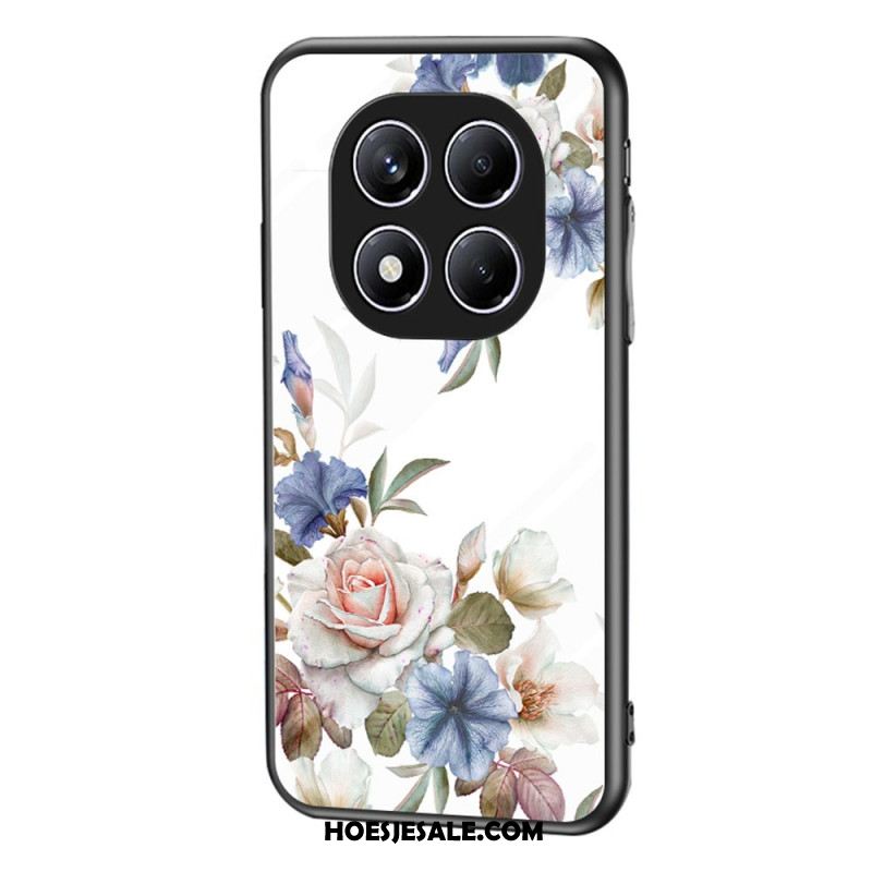 Hoesje Voor Xiaomi Redmi Note 14 Pro 4g Bloemen Gehard Glas