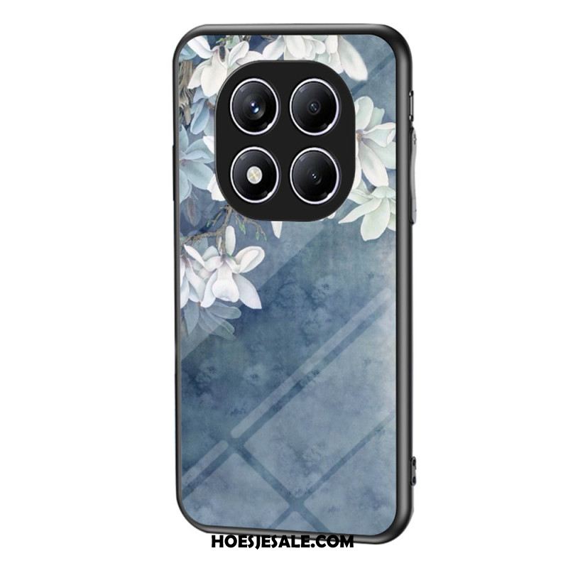 Hoesje Voor Xiaomi Redmi Note 14 Pro 4g Bloemen Gehard Glas