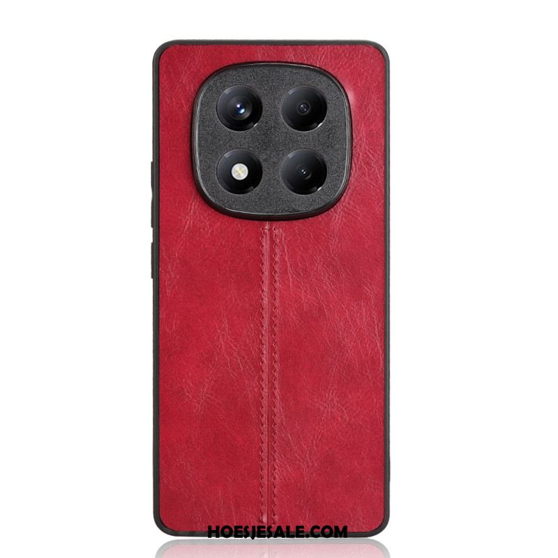Hoesje Voor Xiaomi Redmi Note 14 Pro 4g Leerlook Stiksels