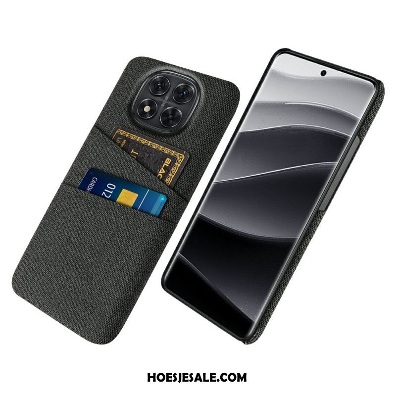 Hoesje Voor Xiaomi Redmi Note 14 Pro 5g Stoffen Kaarthouder
