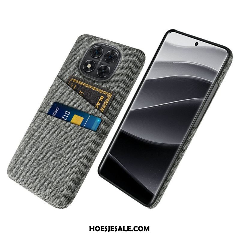 Hoesje Voor Xiaomi Redmi Note 14 Pro 5g Stoffen Kaarthouder