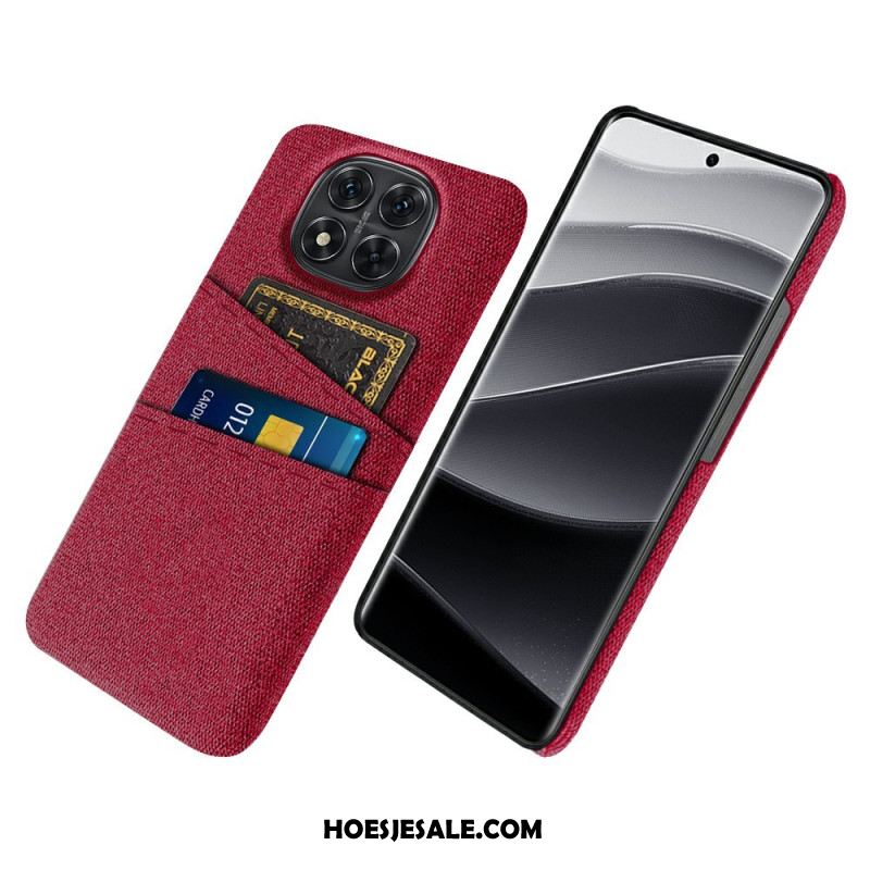 Hoesje Voor Xiaomi Redmi Note 14 Pro 5g Stoffen Kaarthouder