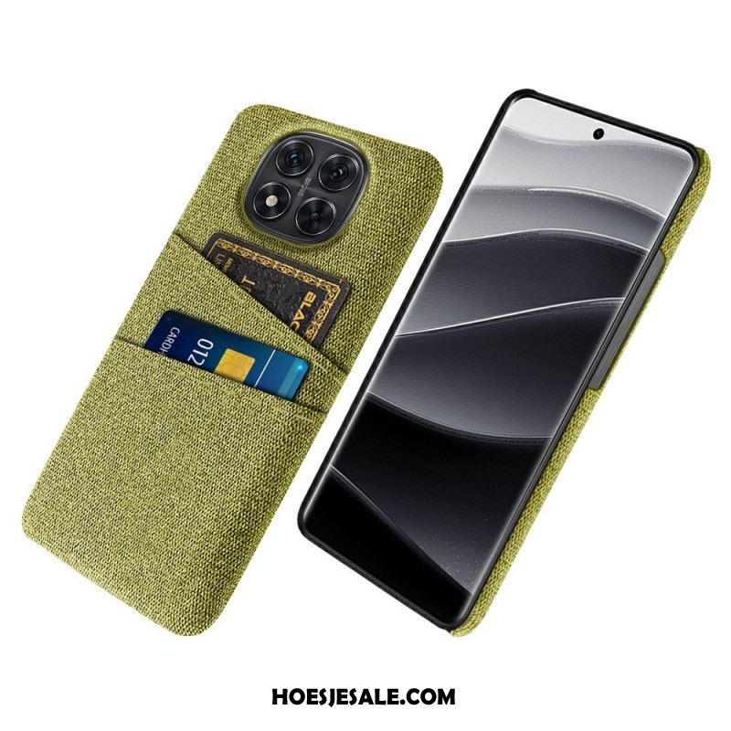 Hoesje Voor Xiaomi Redmi Note 14 Pro 5g Stoffen Kaarthouder