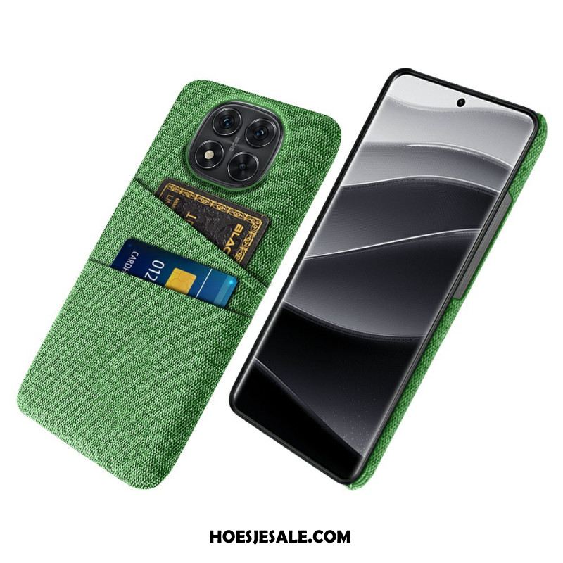Hoesje Voor Xiaomi Redmi Note 14 Pro 5g Stoffen Kaarthouder