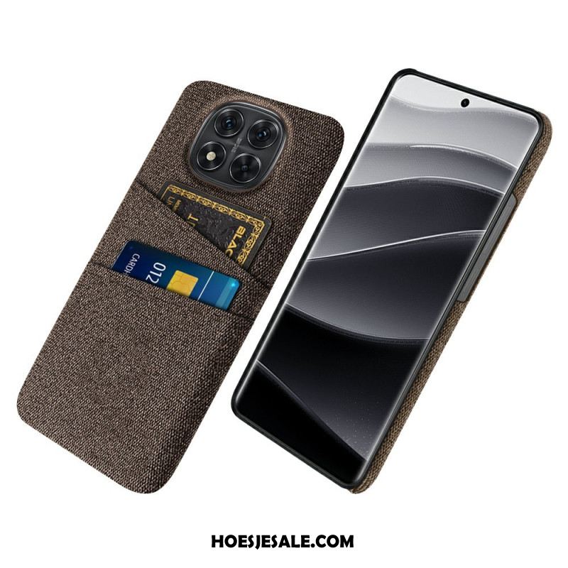 Hoesje Voor Xiaomi Redmi Note 14 Pro 5g Stoffen Kaarthouder