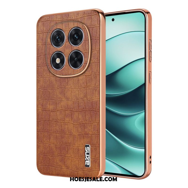 Hoesje Voor Xiaomi Redmi Note 14 Pro Plus 5g Azns Krokodillenleerstructuur