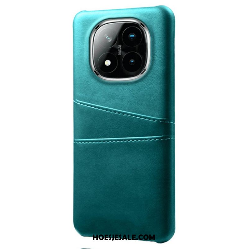 Hoesje Voor Xiaomi Redmi Note 14 Pro Plus 5g Kaarthouder Met Lederlook