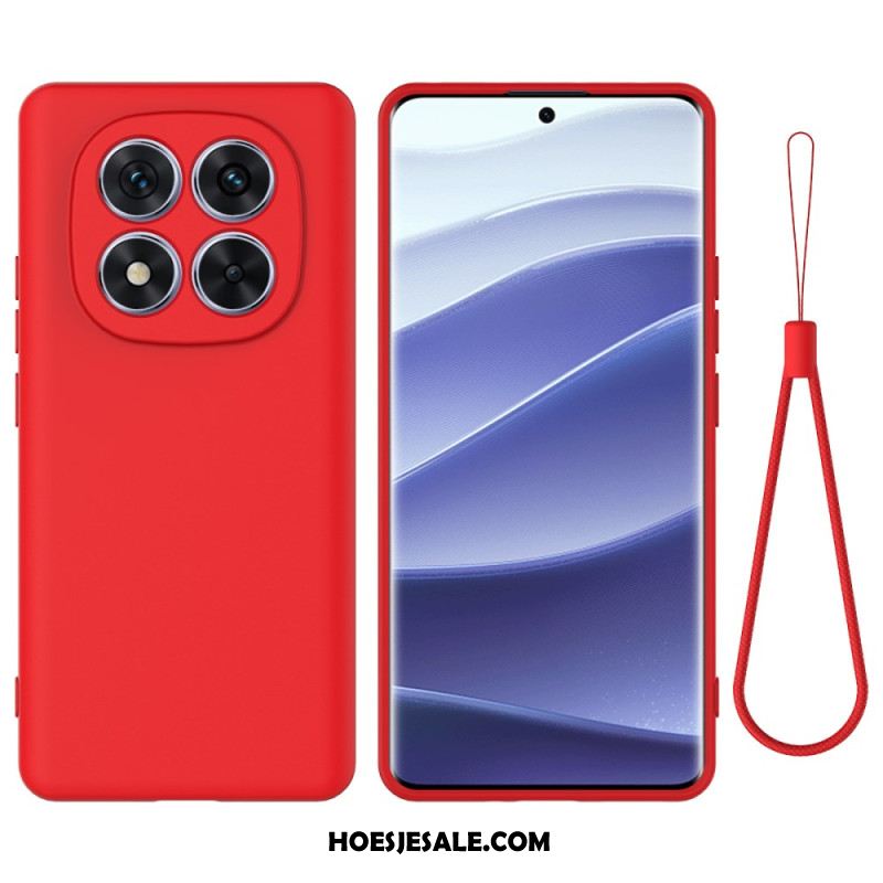 Hoesje Voor Xiaomi Redmi Note 14 Pro Plus 5g Vloeibare Siliconen Bandje