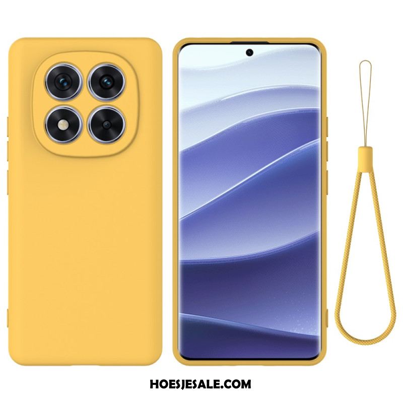 Hoesje Voor Xiaomi Redmi Note 14 Pro Plus 5g Vloeibare Siliconen Bandje