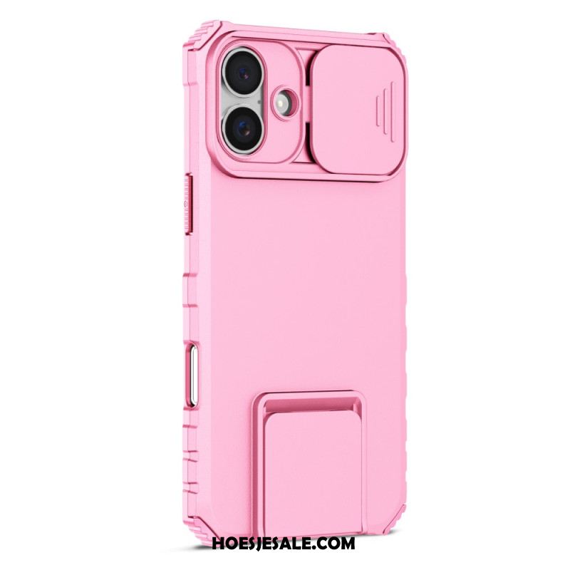 Hoesje Voor iPhone 16 Camerabeschermer En Ondersteuning