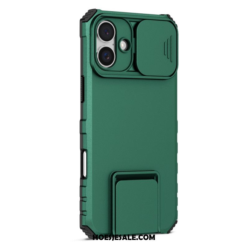 Hoesje Voor iPhone 16 Camerabeschermer En Ondersteuning