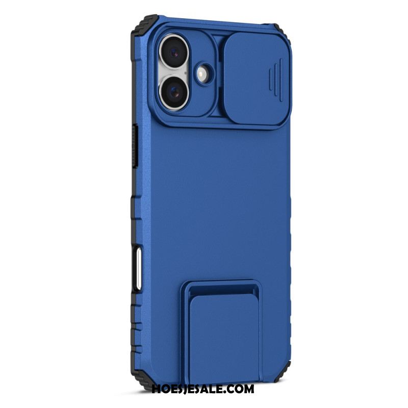 Hoesje Voor iPhone 16 Camerabeschermer En Ondersteuning