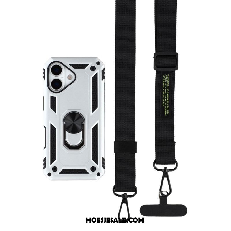 Hoesje Voor iPhone 17 Bescherming Van Militaire Kwaliteit Met Schouderriem