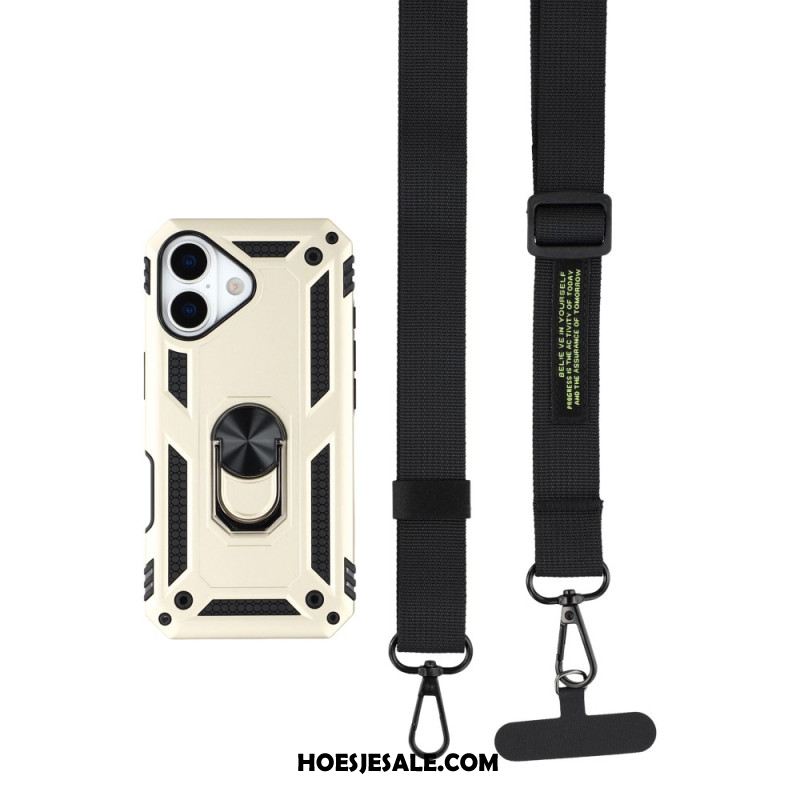 Hoesje Voor iPhone 17 Bescherming Van Militaire Kwaliteit Met Schouderriem