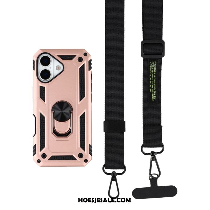 Hoesje Voor iPhone 17 Bescherming Van Militaire Kwaliteit Met Schouderriem