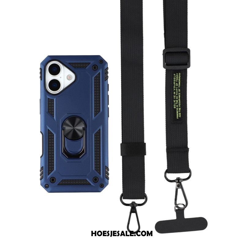 Hoesje Voor iPhone 17 Bescherming Van Militaire Kwaliteit Met Schouderriem