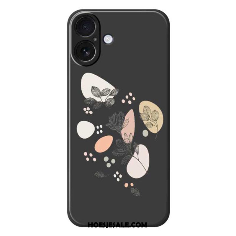 Hoesje Voor iPhone 17 Getekende Bladeren