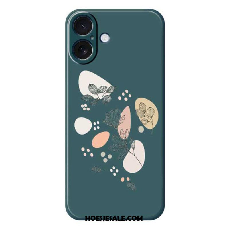 Hoesje Voor iPhone 17 Getekende Bladeren