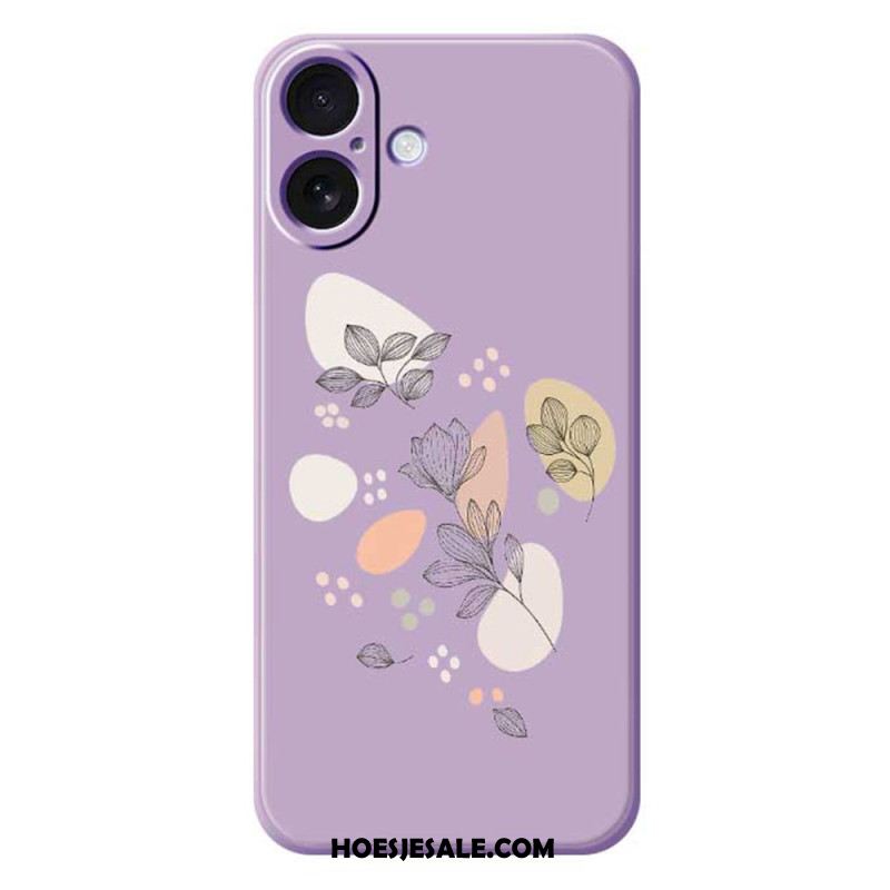 Hoesje Voor iPhone 17 Getekende Bladeren