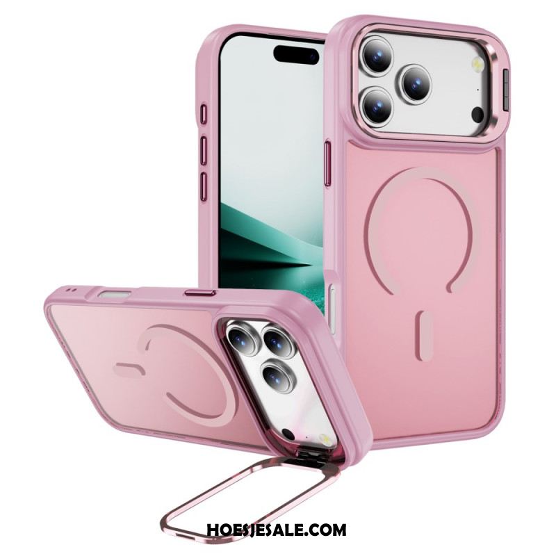 Hoesje Voor iPhone 17 Pro Max Magnetische Houder Met Matte Lens