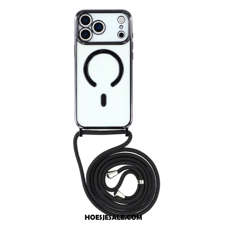 Hoesje Voor iPhone 17 Pro Max Magsafe-koord Transparant