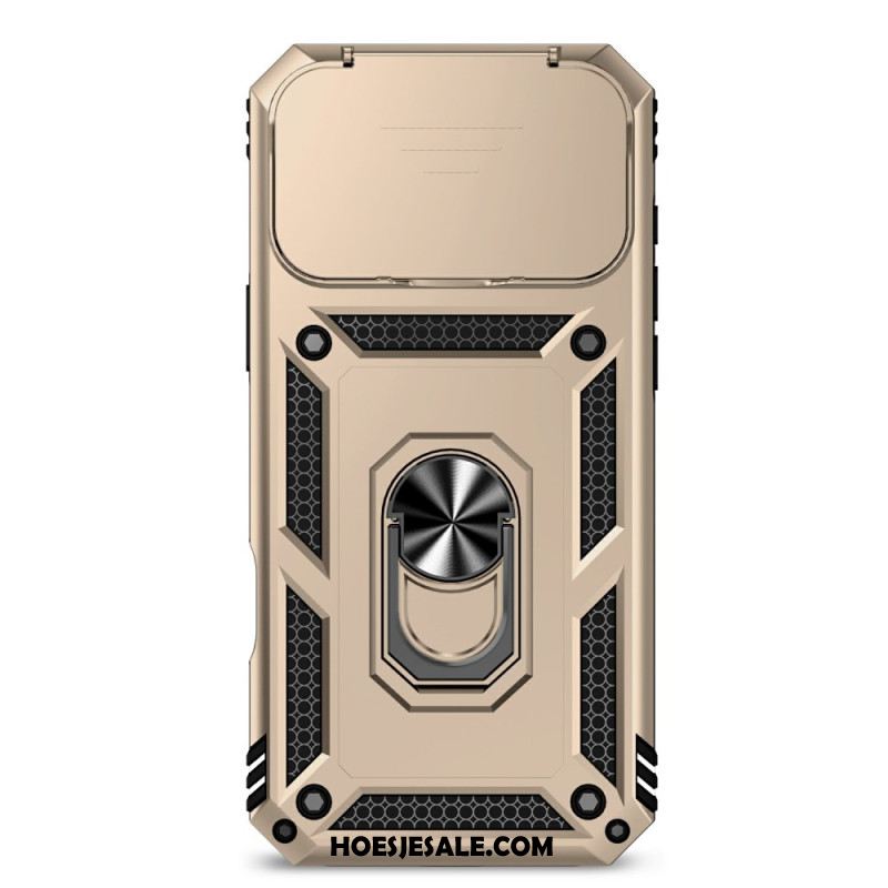 Hoesje Voor iPhone 17 Pro Robuust Met Lensbeschermer En Standaard