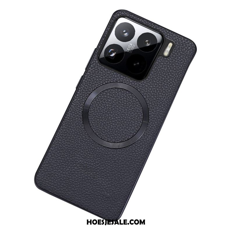 Hoesje Xiaomi 15 Magsafe-compatibel Kunstleer Met Textuur Bescherming Hoesje