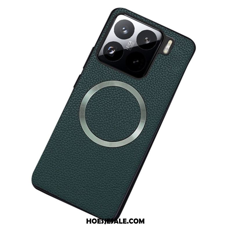 Hoesje Xiaomi 15 Magsafe-compatibel Kunstleer Met Textuur Bescherming Hoesje