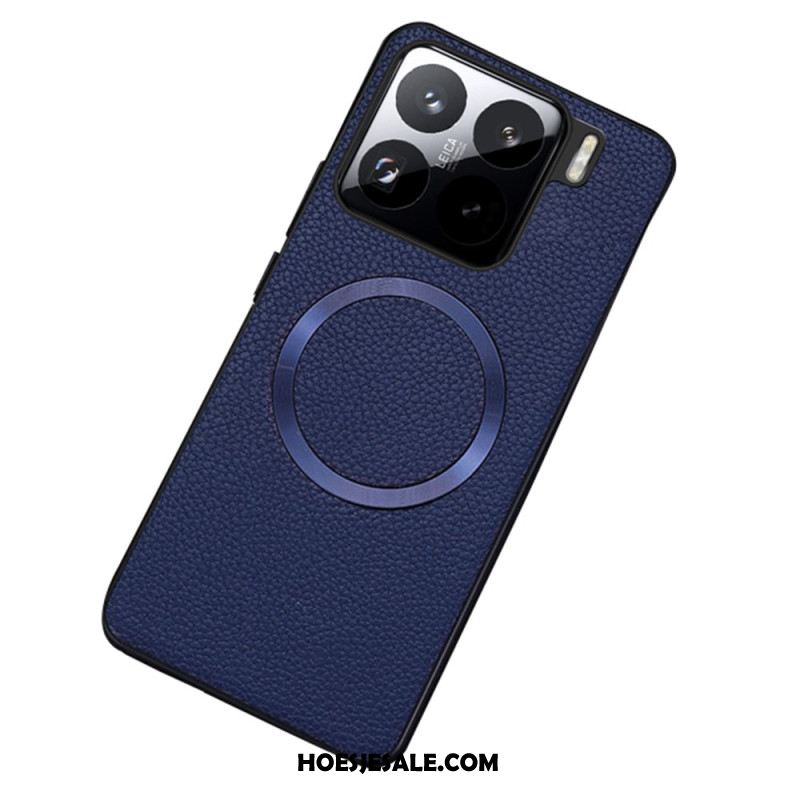 Hoesje Xiaomi 15 Magsafe-compatibel Kunstleer Met Textuur Bescherming Hoesje
