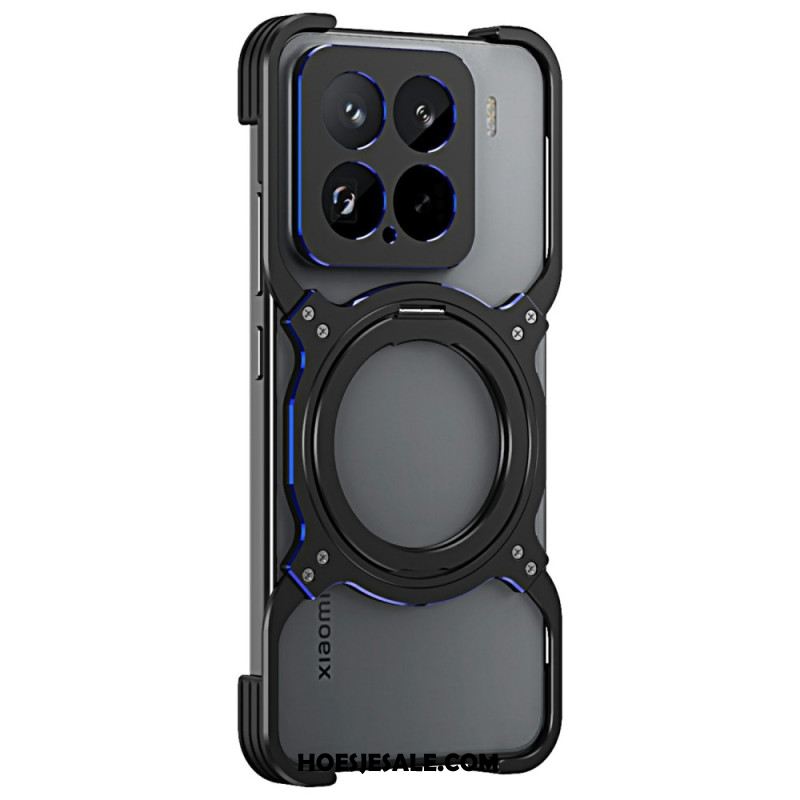 Hoesje Xiaomi 15 Metalen Standaard En Bumper Bescherming Hoesje