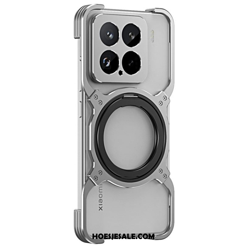 Hoesje Xiaomi 15 Metalen Standaard En Bumper Bescherming Hoesje