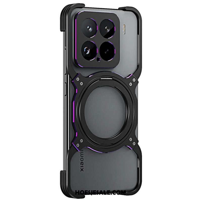 Hoesje Xiaomi 15 Metalen Standaard En Bumper Bescherming Hoesje