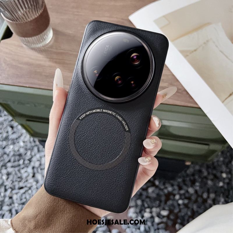 Hoesje Xiaomi 15 Ultra Compatibel Met Magsafe Leerlook