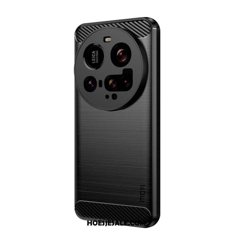 Hoesje Xiaomi 15 Ultra Geborsteld Koolstofvezel Bescherming Hoesje